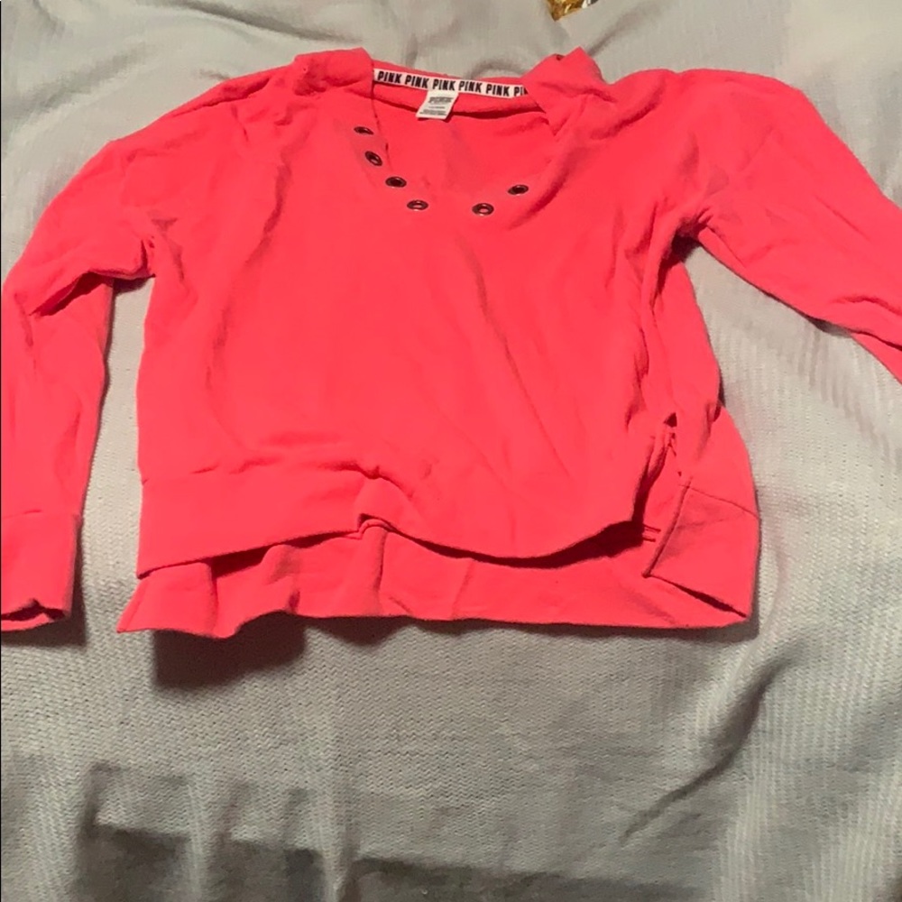 PINK Sweatshirt w/o lace